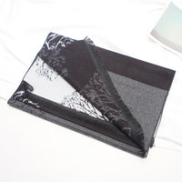 Men's Fashion Versatile Thickened Brushed Plaid Scarf