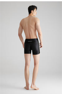 Bright Ice Silk Sports Shorts Glossy Breathable Running