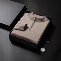 Men's Zipper Casual Bottoming Sweater