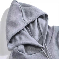 Women's Letter Pattern Hoodie Pullover Sweater