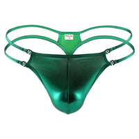 Sexy Men's Thong Ice Silk Panties With Low Waist Straps