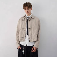 American Retro Jacket Short Wide Version Versatile Autumn Coat