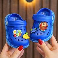 Boy Hole Shoes Baotou Baby Girls Sandals And Slippers Home