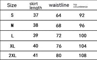 Hot Girl Retro Denim Skirt High Waist Slimming