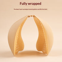 Nylon Thickened Invisible Seamless Breathable Upper Support Gathers Bra
