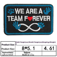 Pet Dog Accessories Embroidered Velcro New Pet Clothing Decorative Sticker Computer Embroidery Chapter