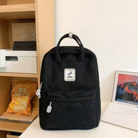 College Student Retro Hand-carrying Backpack Simple Fashion Backpack