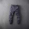 Retro-style Workwear Casual Wide-leg Jogger Pants
