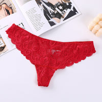 Women's Lace See-through Mesh Jacquard Underwear