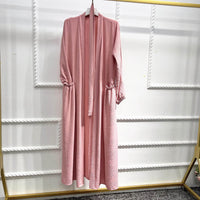 Lace-up Cardigan Summer European And American Dubai Elegant Dress
