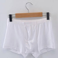 Men's Ice Silk Solid Color Boxer Shorts