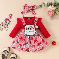 Long Sleeve Top Suspender Skirt Outfit