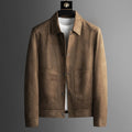 Brand High-grade Lapel Casual British Style Jacket Pu Shuai Easy Matching Clothes