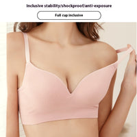 Wireless Thick Push Up Comfortable Sleep Exercise Student High School Girl Size Concealing Bra