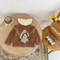 Spring And Autumn New Jacquard Knitted Top