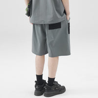 Japanese Retro Overalls Casual Quick-drying Shorts