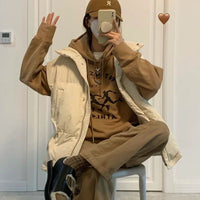 Stand-up Collar Thick Cold-proof Warm Casual Jacket
