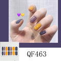 Nail Sticker 3D Diamond Nail 14 Stickers Waterproof Nail Sticker Full Sticker For Pregnant Women