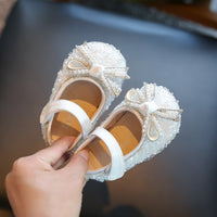 Spring And Autumn Girl's Nude Shoes Non-slip Soft Bottom Toddler