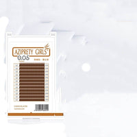 Single Flowering Deep Coffee Planting Grafting False Eyelashes