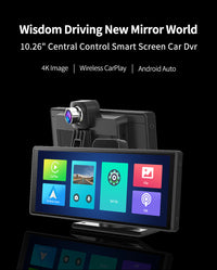 Smart Screen Front And Back Dual Recording 1080P Streaming Media Mobile Phone Projection Carplay Recorder