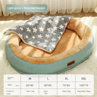 Removable And Washable Dog Bed Warm Cat Bed For Sleeping