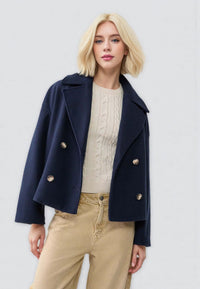 Foreign Trade European And American Women's Clothing Long Sleeve Coat Overcoat