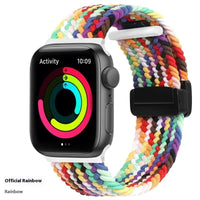 Knitted Nylon Watch Strap And Wristband For Sports