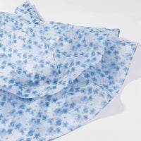 Resort Fairy Slim Fit Blue Printed Dress