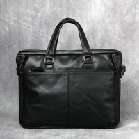 Men's Portable Leather Leisure Briefcase