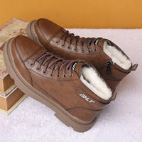 Vintage Plush Thickened Martin Boots