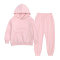 Autumn European And American Middle And Big Children Hooded Sweater Set