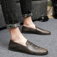 Casual Leather Shoes Korean Version Of Small Black Shoes All-match Youth Shoes