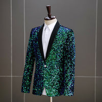 Men's Colorful Sequin Fashion-color Coat