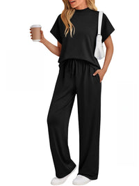 Women's Casual Wear Solid-color Casual Set