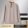 Comfortable Skin-friendly Stand Collar Zip-up Sweatshirt