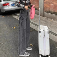 SpringSummer New Straight Loose All-matching Slimming Wide-leg Pants