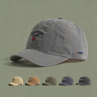 Men's Single-color Embroidered English Letters Quick-drying Lightweight Short-brim Casual Multi-purpose Style Baseball Cap For Couples, Suitable For Daily Outings And Dates.
