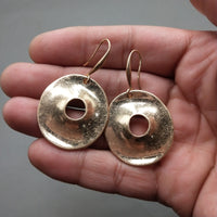 Fashionable Round Statement Earrings For Women