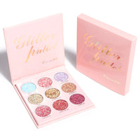 Matte And Metallic 9 Shades Of Glitter Eyeshadow