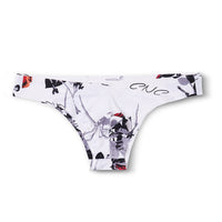 Men's Fashion Personalized Printing Ice Silk Briefs