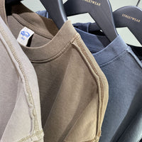 Vintage Wash Water For Old Men's T-shirts