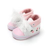 Help Embroidered Baby Princess Shoes