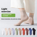 All-in-one Machine Weaving Spring And Summer Antibacterial Breathable Cotton Men's Socks