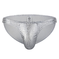 Men's Snake Print Low Waist Narrow Side Triangle Pants