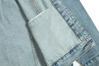 Hip Hop High Street English Letters Patterned Denim Jacket