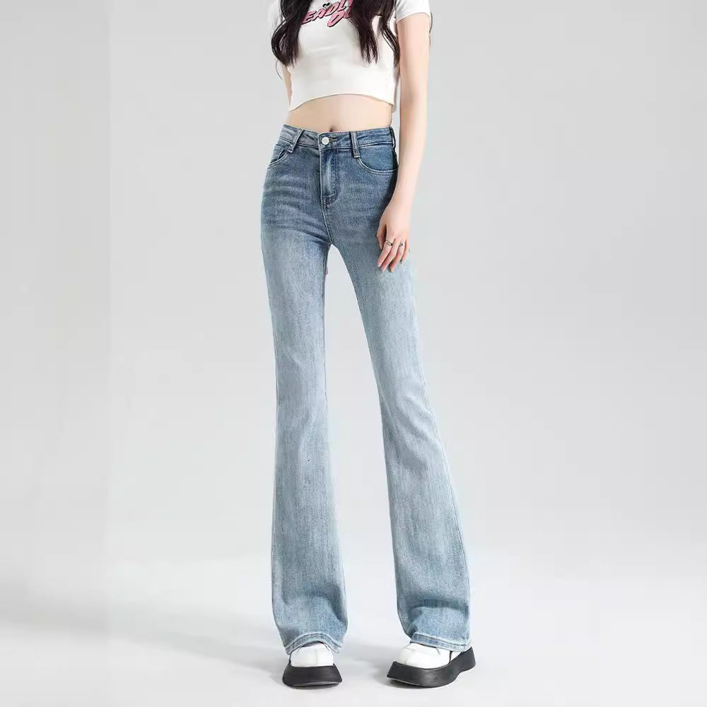 Women's Fashion Slim Gradient Bootcut Pants