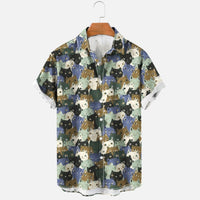Plus Size 3D Shirt Hot Sale Series 3D Digital Printing Hawaiian Shirt