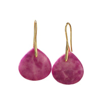 Women's Natural Stone Teardrop Earrings