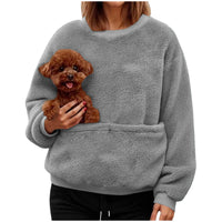 Women's Fashion Casual Pullover Crewneck Sweatshirt
